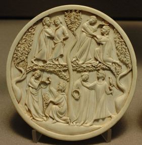 Scenes of courtly love