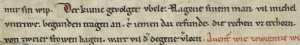 nibelung last quatrain of adventure 14 C manuscript
